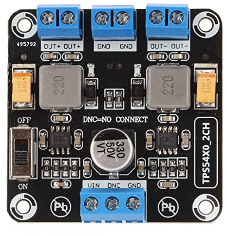 Yctze TPS5430 Modulo Doppia Uscita Negativa Positiva 12V 15V con Protezione Connessione Inversa e Basso Rumore per Controllo Automazione Industriale, Convertitore di Tensione di