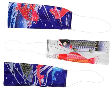 PHENOFICE Japanischer Karpfen-windsack Fischernetz Deko Outdoor Garten-fisch-streamer Für Landschaftsgestaltung