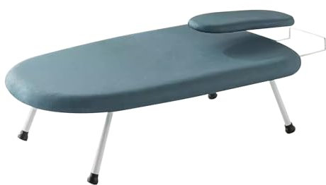 LYXXJRYBHD Tabla de Planchar, Tabla de Planchar Pequeña, Tabla de Planchar Sobremesa, Tablas de Planchar Pequeñas para Espacios Reducidos, para Uso Doméstico y de Viaje(Blue)