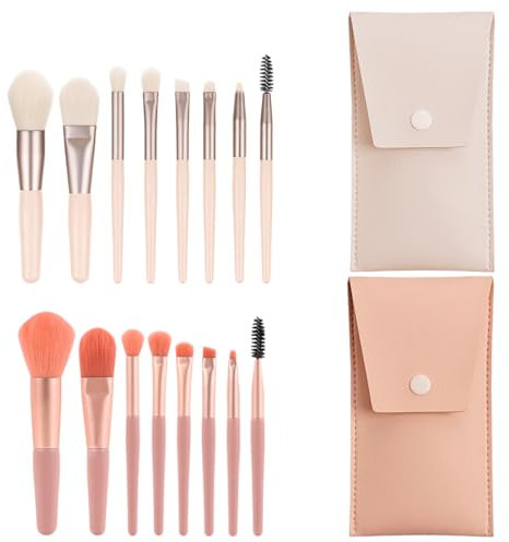 Pinceaux Maquillages, 16 Pièces Pinceaux Maquillages Professionnel, Set Pinceaux Maquillage, pour Fond De Teint, Blush, fard à Paupières, Synthetiques Premium, multicolore