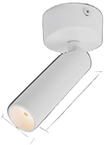 Lampe LED pour tableau Projecteurs industriels de plafond à faisceau étroit de 8 °/15 °/24 °, spot à broche à montage en Surface 3W 5W for la lumière d'image de galerie de musée de bijoux Lumière de p