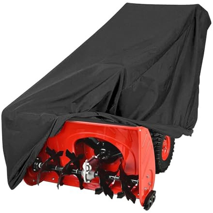 Schneefräsen Abdeckung Wasserdicht, 210D Heavy Duty Staubdichte Anti-UV Schneewerfer Abdeckung, Schneegebläse Abdeckung Für Den Außenbereich (51x36x40in)