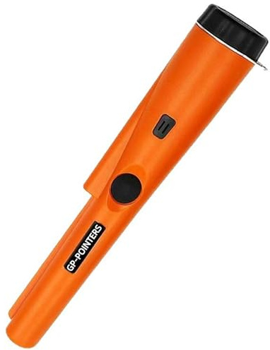 Metal Detector Pinpointer, Bacchetta puntatore portatile impermeabile professionale, Sonda per ricerca tesori per adulti e bambini, Arancione