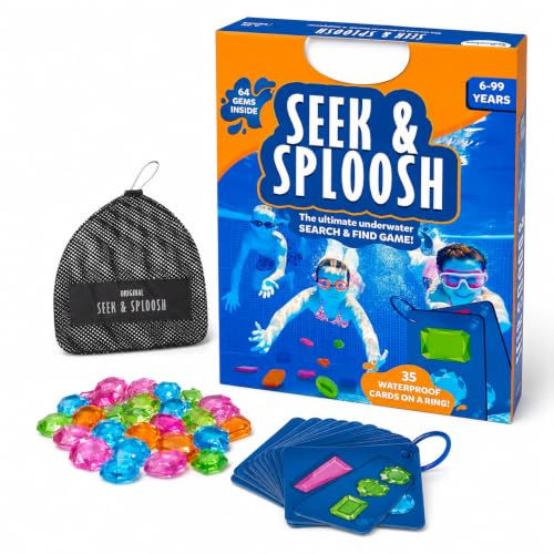 Generisch Tauchspielzeug Kinder, 64 Edelsteine & 35 Karten Pool Spielzeug | Tauchringe für Kinder Alternative, Tauchspielzeug Pool Spielzeug, Wasserspielzeug Kinder, Poolspiele, Tauchtiere Sommer