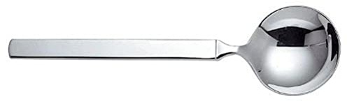 Alessi 4180/31 Dry Suppenlöffel, 6 Stück (80/31 (DE)/41), Silber