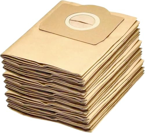 10 Sac pour Aspirateur Kärcher WD3 MV3 6.959-130.0 A 22xx Séries, A 25xx Séries, A26xx Séries, SE 4001 4002 en Papier