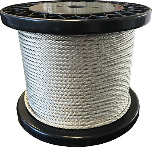 Edelstahlseil 1x19, 100m, 1mm Ø, V4A Seil, hart | Edelstahl AISI 316, rostfrei, geringe Dehnung - Tecklenborg, Kegel GmbH