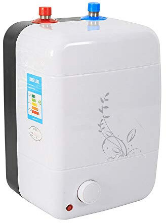 Scaldabagno elettrico istantaneo, 1500 W, scaldabagno a gas, resistente alla pressione, piccolo contenitore da 8 l, pronto per la doccia a casa, sicuro, lunga durata