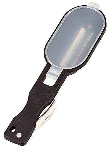 NAVA Entschupper Fischschuppenentferner Fischschaber Fischschuppenschaber mit einem Behälter und einem Angelmesser ACER, 20 cm