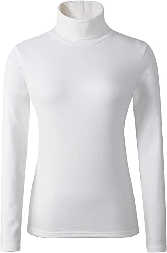 Ladies Polo Roll Neck Tops Long Sleeve Turtle Neck Plain Jumpers for Women Top T Shirts UK Plus Size 8 to 26.
