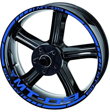 ROANNY Felgenband Reflektierendes Motorrad Mt09 Radaufkleber Felgenaufkleber Logo Kit Für Yamaha Mt 09 Sp 2020 2021 (Color : 3)