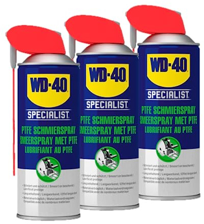 WD-40 Specialist PTFE Schmierspray Smart Straw 3x400 ml