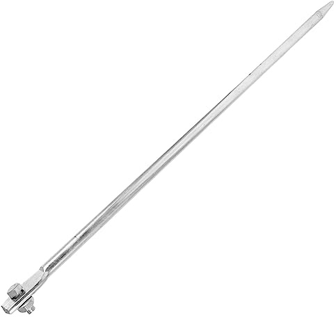 Angoily Broche De Terre Combinaison De Protection Piquet De Terre Portable Tige De Mise à La Terre Pour La Mise à La Terre Tige De Terre Kit Le Fer Trou Unique Clôture Électrique