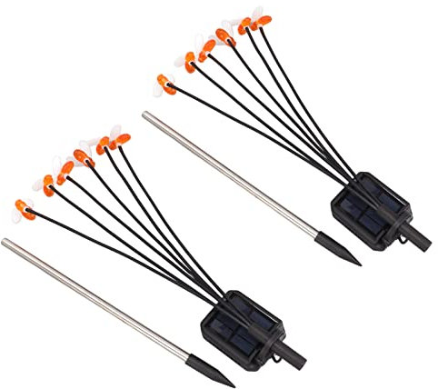 TARSHYRY Solar-Gartenleuchten, Solar-Bienen-Lichterkette, 2 Stück, 6 LED-Solar-Bienen-Lichterketten, Wasserdichte Lichterketten für Garten, Hof, Rasen, Party