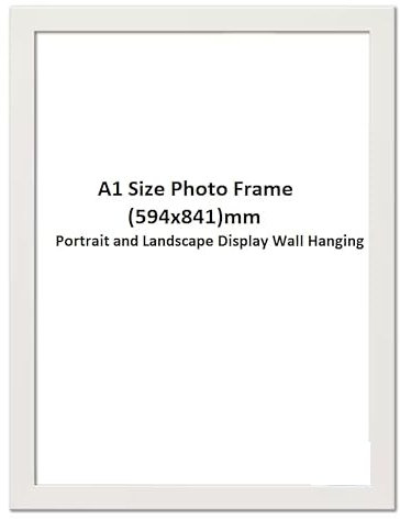 Wooden A1 Photo Frames - 594x841mm Large White Picture Frames