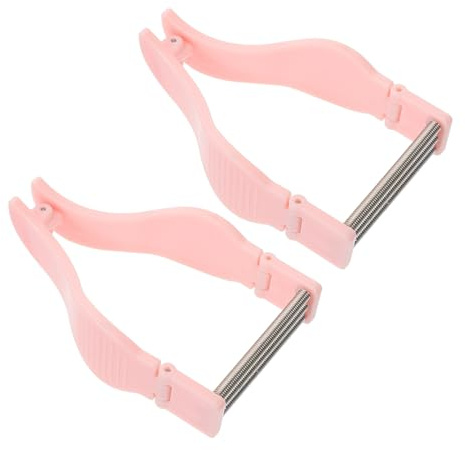 Gesichtshaarentferner Rosa Hips mit 2 Stück Epilierer für Frauen | Wangen und Lippenbereich, Manuelle Anwendung Täglich, Leicht zu Tragen und Sauber zu Verstauen