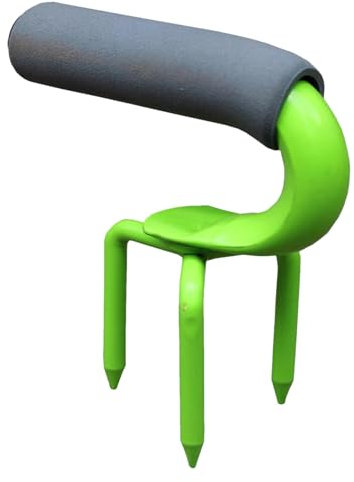 JIEBWCHA Utensile manuale antitumorale, impugnatura ergonomica, artigli da giardino resistenti alla ruggine, attrezzi per artigli da giardino, zappa a 3 denti, mini coltivatore a mano per la