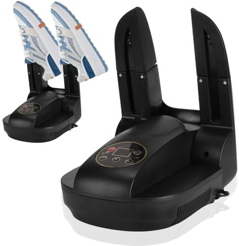 KBIBCK Schuhtrockner Elektrisch, Schuhe Stiefeltrockner mit Timer und Ozon Funktion, Schuhwärmer, Wärmegebläse Faltdesign, schuhtrockner antibakteriell für Schuhen, Stiefeln, Handschuhen, Socken ect.