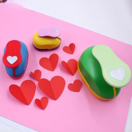 Perforatrice en forme de cœur pour scrapbooking, fabrication de cartes et autres activités créatives, design convivial pour travaux manuels sans effort (50 mm d'amour)
