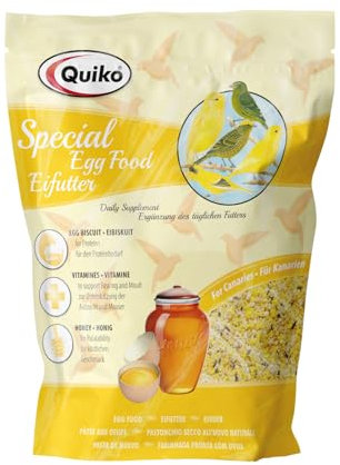 Quiko Special Eifutter 1Kg - Kraft- und Aufzuchtfutter für Kanarien und Positurkanarien