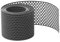 Fassadenprofile Vogelschutzgitter 5m x 50mm, Schwarz Traufgitter aus PVC, Lüftungsband für optimale Fassaden- und Dachbelüftung