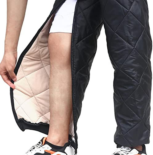Facynde Knieschoner Warm Kniewärmer Wasserdicht Winddicht Beinwärmer Daune Knieschützer Für Radsport, Dick, Winddicht, Winter, Für Herren, Kniepolster, Motorrad, Elektrisches Auto