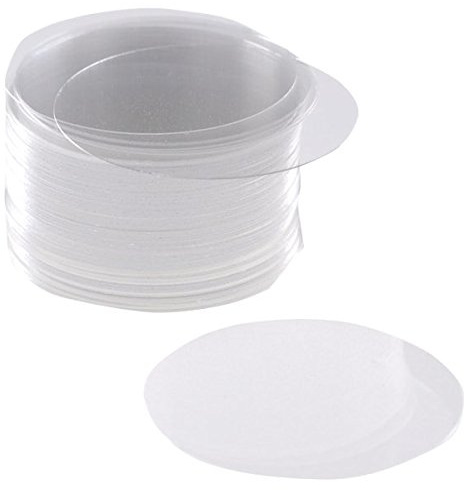 Hecht Borosilikatglas Deckgläser, Tranparent, 1mm Stärke, 14mm Durchmesser, 100 Stück