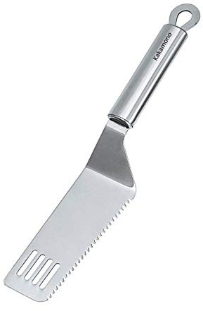 Kakamono Pie Server Serrated and Cake Cutter,Stainless Steel Pie Server Angled Icing Spatula, Stainless Steel FlatwareCake Cutter