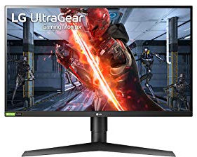 LG Ultragear 27GN750-B, Moniteur Gaming IPS FHD 27'' (1920x1080, 144Hz, 1ms, FreeSync, Gsync, HDR, Ajustable Hauteur & Pivot) Noir