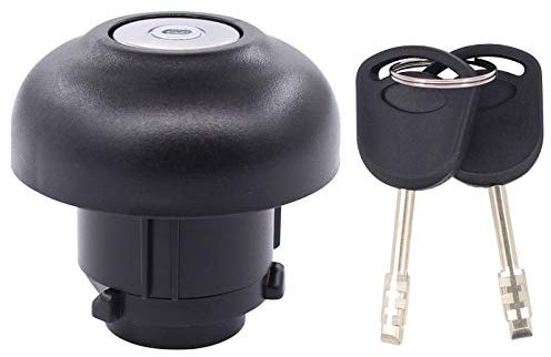 HouYeen Locking Fuel Tank Cap Petrol Filler Cover with Keys for F-ord Transit MK7 2006-2019