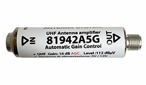 81942A5G Pre Amplificatore da palo per antenna TV UHF con AGC e LTEfree 5G