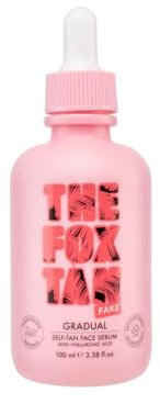 The Fox Tan - Selbstbräuner fürs Gesicht - Gradual Self-Tan Face Serum - zum graduellen Bräunen, Serum mit Selbstbräuner, mit 100% natürlicher DHA und Hyaluronsäure