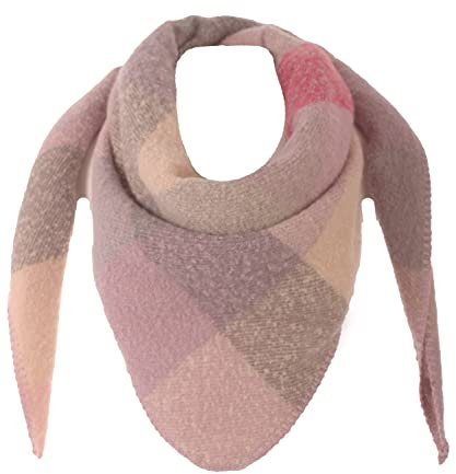 FASHION YOU WANT XXL Schal flauschig schal-tuch damen dicker dreieckstuch groß Wolle UNI Farben kuschelig (Klila)
