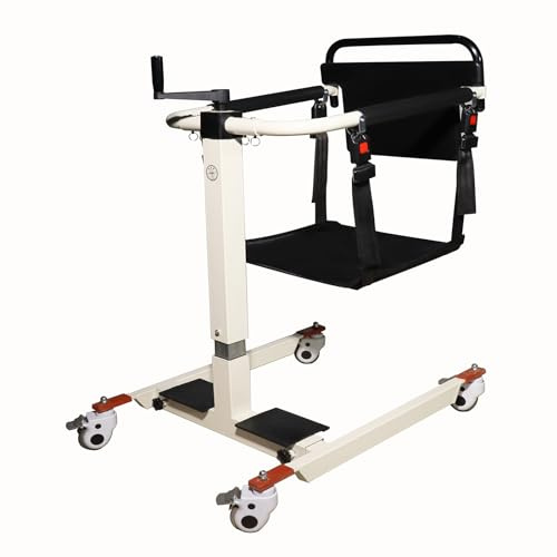 LXURY Silla Elevadora de Pacientes para Traslado, Elevador de Sillas para Discapacitados, Elevador de Pacientes Portátil, para Pacientes Ancianos Discapacitados de Cuerpo Completo