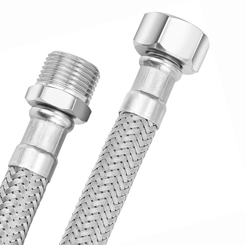 PENDEJATO Stainless Steel Hose 75 cm Length - 3/8 Female ×3/8 Male, to Extend existing Pipes, for Partial Bidet (See Pictures), can not be Used for Other Bidet-Models
