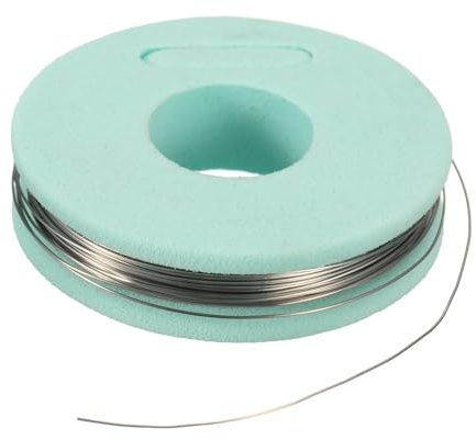 QUARKZMAN 2Pcs Alambre de Resistencia de Calentamiento Calibre 29 33ft | Nichrome 80 de Alta Temperatura para Reparación para Componentes Electrónicos
