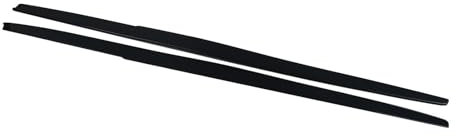 Auto Seitenschweller FÜR 5ER FÜR F10 GLOSS BLACK SIDE SKIRT EXTENSION BLADES KIT Auto Seitenschürze