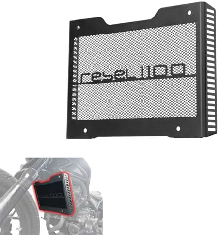 GFARDMOTO Motorcycle Radiator Grille Guard Protector Compatible with Honda CMX1100 REBEL1100 CMX 1100 2021-2025, Steel Motorcycle Grill Protective Cover Radiator & Oil Cooler Guards