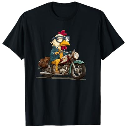 Nice Motorbike Chicken Costume for Adults and Kids T-Shirt