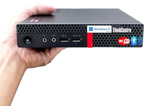 Lenovo Business Mini Desktop PC, AMD Processor, Dual Display Support, Wi-Fi, Bluetooth, USB & Ethernet Port, Windows 11 Pro, Compact, Quiet, Space-Saving, w/Keyboard & Mouse (8GB RAM & 1TB SSD)