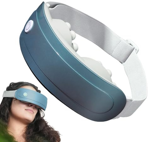 Masque Massant pour les Yeux - Portable Respirant Et Léger Pour Le Visage - Apaisant pour Détendre les Yeux,Pour Adultes Etudiants Hommes Actifs Voyage Domicile Transport Ecole