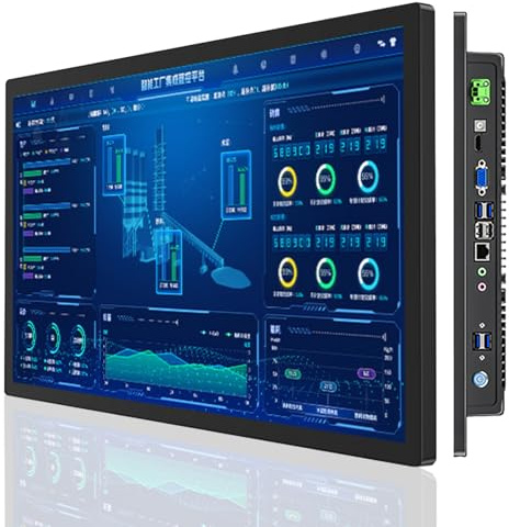 LADECNERHT Ordinateur Industriel Tout-en-Un à écran Tactile Capacitif 10 Points, Ip65, Windows 10, pour Bornes Interactives Et Usines 13.3inch-i7-6500U(4GRAM+128GSSD)