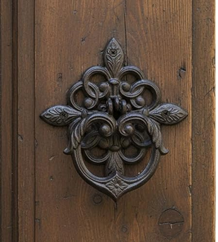 Tirador de puerta interior, acabado antiguo decorativo para el hogar, manija de puerta principal | para el hogar, dormitorio, restaurante, apartamento, alquiler de negocios, cafetería, villa