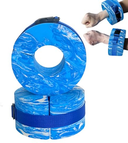 Aquatiska manschetter - Justerbara färgglada armband av högdensitets-EVA | Simmanschetter-utrustning | För Barn Vuxna Nybörjare Simmare