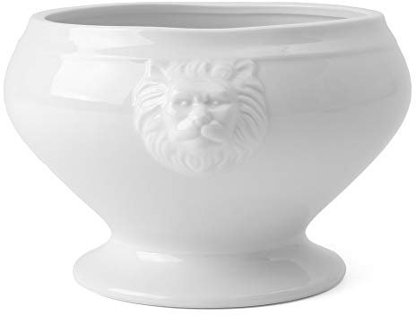 Holst Porzellan/Germany LK 325 Sopera cabeza de león 3,3 l, blanco, 20 x 20 x 15 cm
