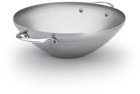DE BUYER 5619.32 - Wok Mineral B con 2 manici, ø 32 cm
