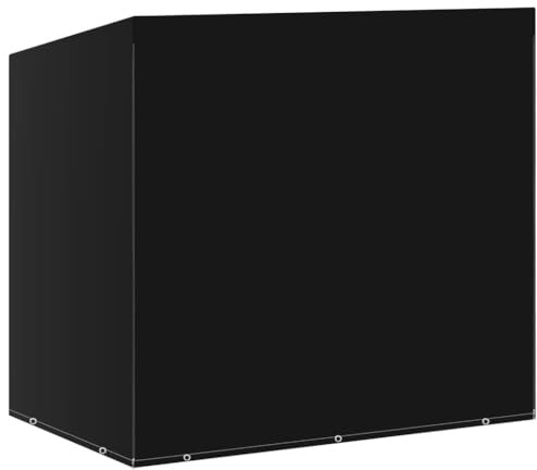 vidaXL Hollywoodschaukel Abdeckung 10 Ösen 2 Reißverschlüsse Hülle Schutzhülle Abdeckhülle Abdeckplane für Gartenschaukel Schaukelbank 255x145x170cm
