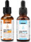 Set de Sérum de Vitamina C y Ácido Hialurónico – Anti-envejecimiento, Corrección de Manchas Oscuras, Reducción de Arrugas, Hidratante con Ingredientes Naturales para Iluminar y Humectar