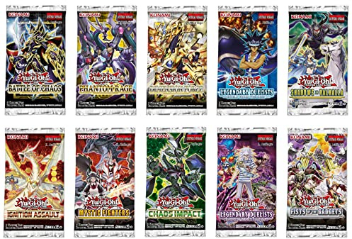 Yu-Gi-Oh! Yugioh Mystery Box - Boosterangebot - Verschiedene Sets | 5 zufällige Boosterpacks - Deutsch - Yugioh Karten