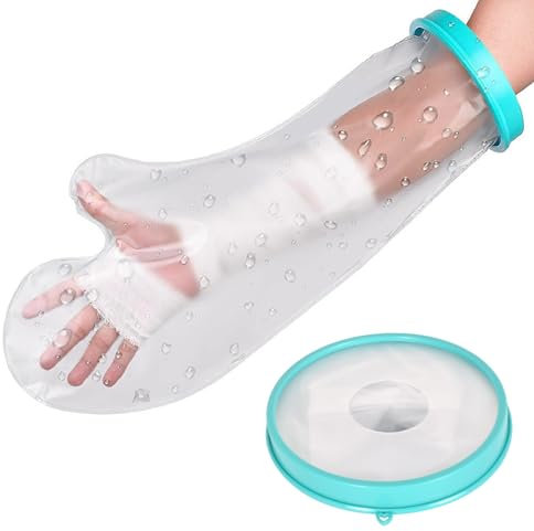 Protezione Doccia Mano, Protezione Impermeabile Gesso Braccio, Protezione Impermeabile Gesso Braccio, Cast Cover Protector, Protezione Gesso Doccia Mantieni le Ferite e le Bende Asciutte per Bagno